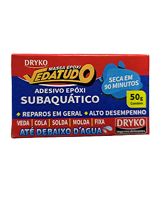 Massa Epoxi 50g Dryko Vedatudo