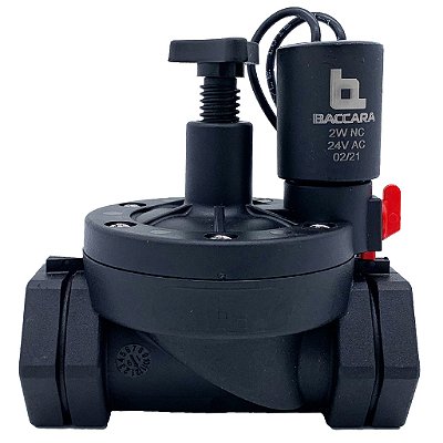 VALVULA SOLENOIDE CORPO PLASTICO 1"N.C. 2 VIAS BSP