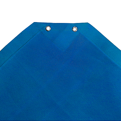 Tela Azul Decorativa 5x4,5m Shoplonas Anti Uv Com Acabamento