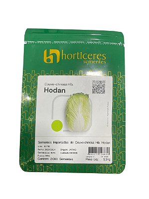 Couve Chinesa Híbrida Hodan 2000 Sementes