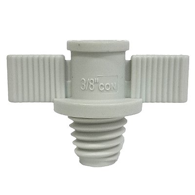 Conector Rosca Macho 3/8"F Engate Cinza