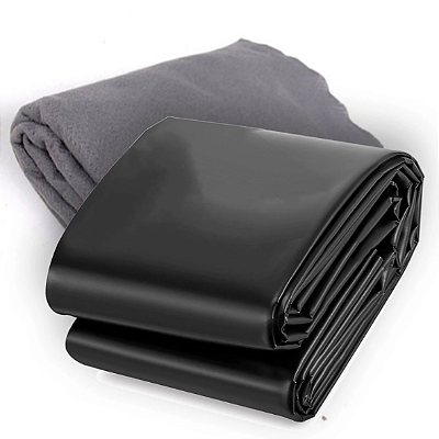 Lona Para Lago Tanque Peixe Geomembrana 0,5 mm 8x8 + Manta Bidim Geotextil