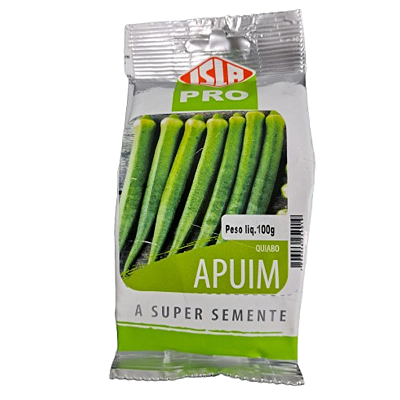 Sementes De Quiabo Super Precoce Apuim Isla 100g