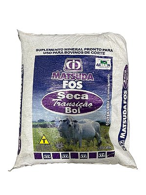 Fós Seca Transição Boi Matsuda 30kg – Suplemento Mineral para Época Seca