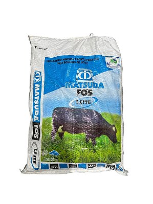Fós Leite Matsuda 25kg – Suplemento Mineral para Vacas Leiteiras
