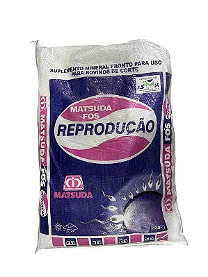 Sal Mineral Reprodução Matriz Matsuda 30kg – Suplemento para Vacas de Cria