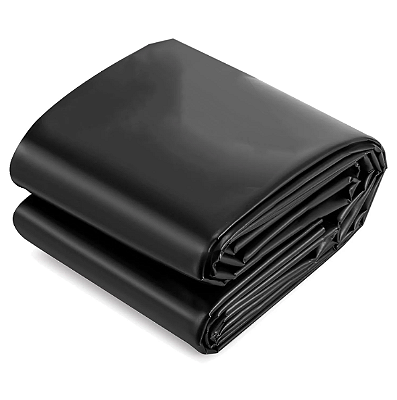 Geomembrana 20x1 m PEAD 500 Micras 0,5mm Para Lagoas E Tanques