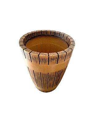 Vaso Decorativo Tina Nutriplast Cônico 60cm Envelhecido Resistente UV