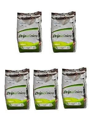 5 Unid Dripsol Micro Equilíbrio Nutricional Aplicação Foliar