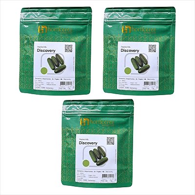 Sementes De Pepino Hibrido Discovery Horticeres 3000 Sementes 3 Pacotes