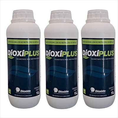 Dioxiplus Sanitizante Controle De Fungos Bactérias 3 Litros