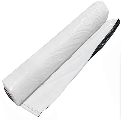 Lona 200 Micras 10x5m Dupla Face Preta E Branca Para Silagem