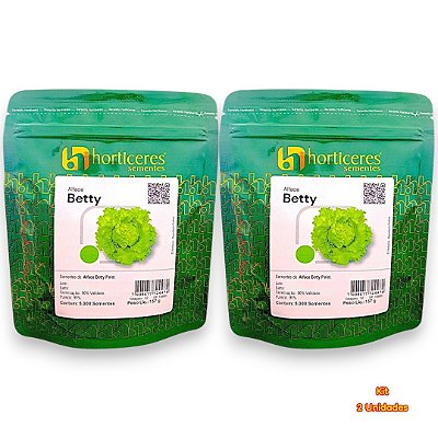 Alface Betty 5000 Sementes Peletizadas Horticeres 2 Unidades
