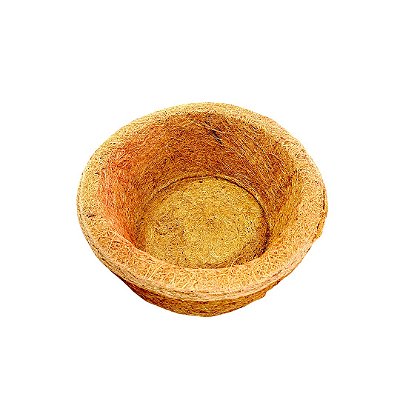 Vaso De Fíbra De Coco Médio 26Cm Eco E Ponto Excelente Drenagem
