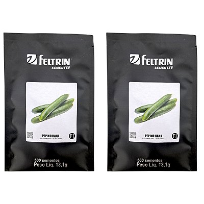 1000 Sementes Pepino Japonês Híbrido Feltrin Aodai