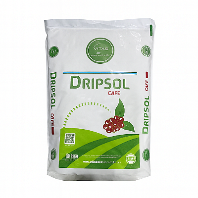 Adubo Fertilizante Completo Dripsol Café 20.02.20 - 25 Kg