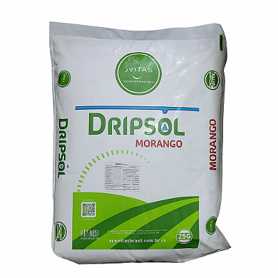 Adubo Fertilizante Completo Dripsol Morango 08.08.40 - 25 Kg