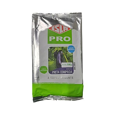 Semente 500g Berinjela Embu Preta Comprida Isla Original