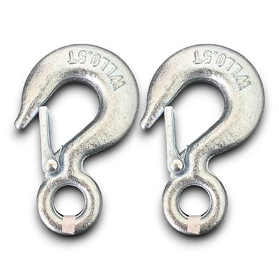 2 Ganchos Forjados Starfer 500kg – Uso Industrial e Doméstico