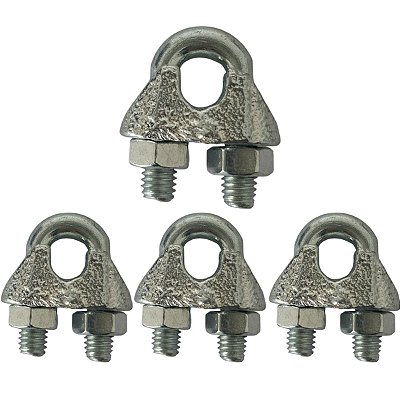 Pacote Grampo Para Cabo de Aço 5mm 3/16" 50 Unidades - Starfer