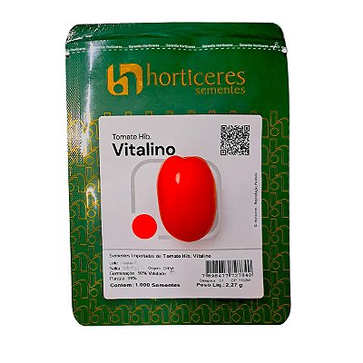 1000 Sementes de Tomate Híbrido Vitalino – Resistência e Alto Rendimento