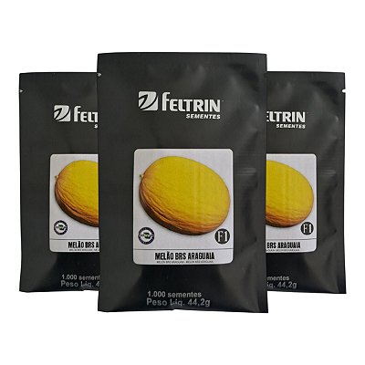 3000 und Sementes Melão BRS Araguaia Feltrin - Alta Germinação e Produtividade