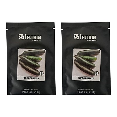 2000 Sementes Pepino Gustavo Feltrin – Alta e Rápida Produtividade
