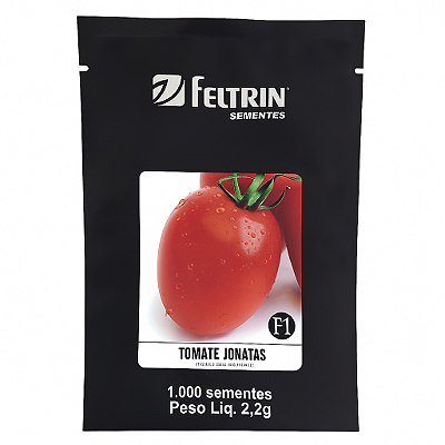 1000 Sementes Tomate Jonatas Feltrin – Frutos Vermelhos de Formato Oval