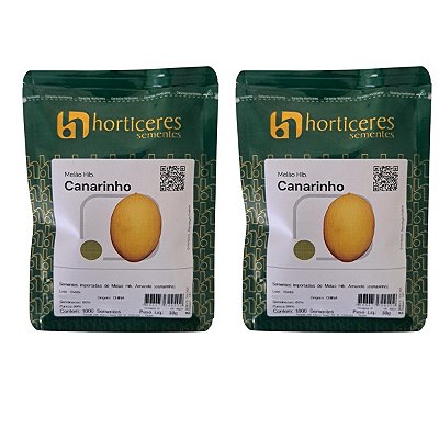 2.000 Sementes Melão Híbrido Canarinho - Horticeres
