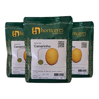 3.000 Sementes Melão Híbrido Canarinho - Horticeres