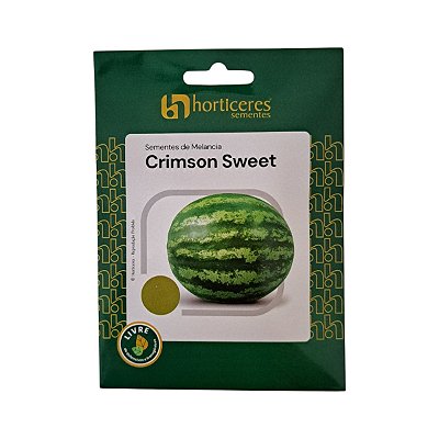 100G Sementes de Melancia Crimson Sweet - Horticeres