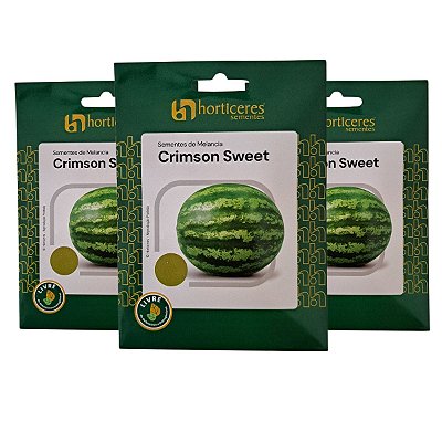 300g Sementes de Melancia Crimson Sweet - Horticeres