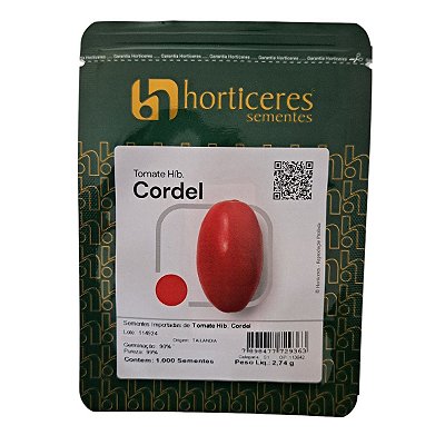 1000 Sementes Tomate Híbrido Cordel - Horticeres