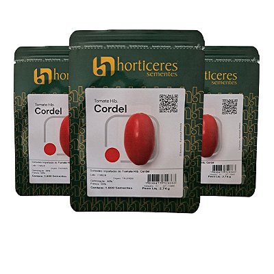 3.000 Sementes de Tomate Híbrido Cordel - Horticeres