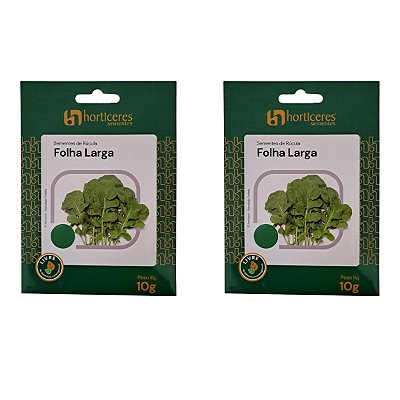 20g Sementes de Rúcula Folha Larga - Horticeres