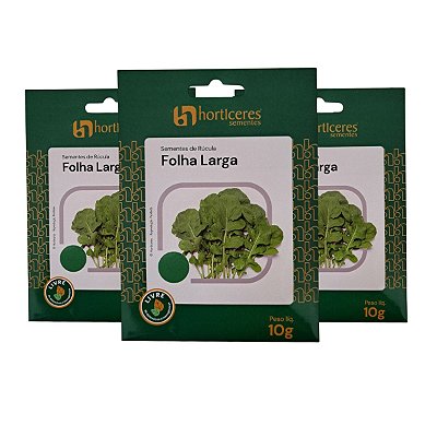 30g Sementes de Rúcula Folha Larga - Horticeres