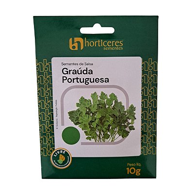 10g Semente de Salsa Graúda Portuguesa - Horticeres