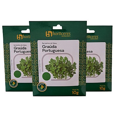 30g Sementes de Salsa Graúda Portuguesa Horticeres – Folhas Grandes e Verdes