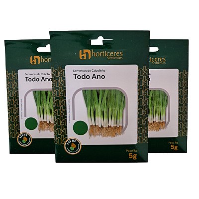 15g Sementes de Cebolinha Todo Ano Horticeres – Crescimento Rápido