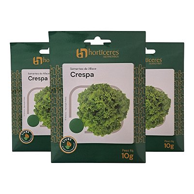 30g Sementes de Alface Crespa Horticeres – Ciclo de 60-65 Dias