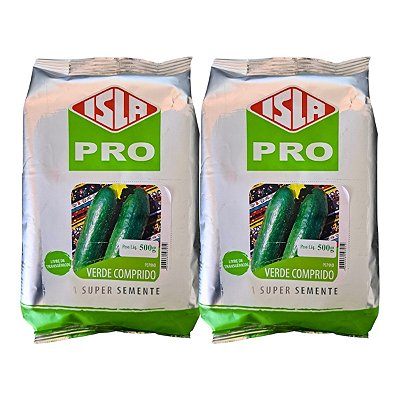 Semente Pepino Verde Comprido Isla 1kg – Ideal para Cultivo em Solo