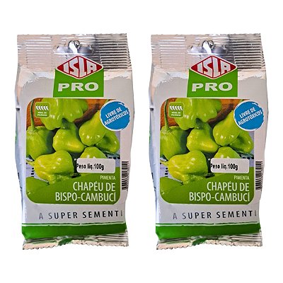 Sementes de Pimenta Cambuci Chapéu de Bispo 200g Isla – Ciclo de 90 Dias