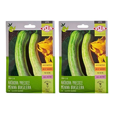 Sementes de Abóbora Menina Brasileira Precoce Isla 16g – Ciclo de 100 Dias