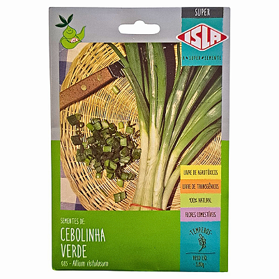 3,8g Sementes de Cebolinha Verde - Isla Sementes