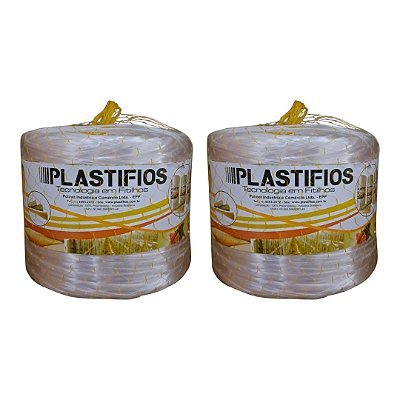 Fitilho Plástico Rosê 2000 Metros Para Amarração E Condução