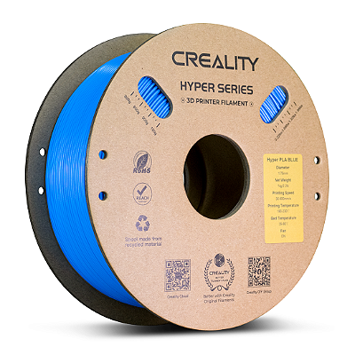 Filamento PLA Hyper Azul 1,75mm Creality - 1 kg