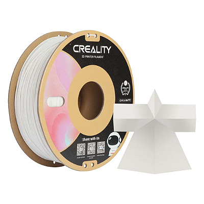 Filamento PLA Matte Branco 1,75mm Creality - 1 kg