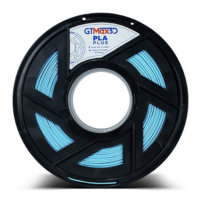 Filamento PLA 1.75mm GTMax3D - Azul Ciano 1kg