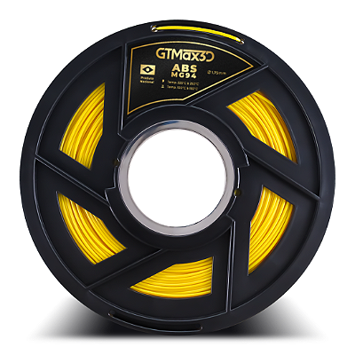 Filamento ABS Premium MG94 1.75mm GTMax3D - Amarelo