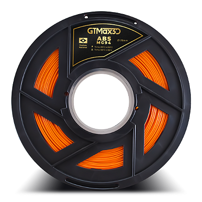 Filamento ABS Premium MG94 1.75mm GTMax3D - Laranja